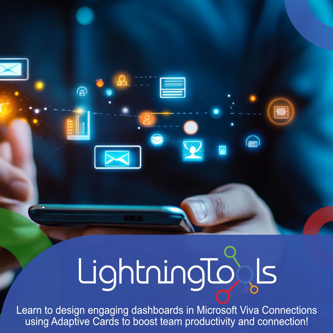Lightning Tools (@lightningtools) on Twitter photo Join us on Thursday 21st November for an informative webinar looking at #VivaConnections and how to design impactful dashboards with #adaptivecards. We'll show how they integrate with our own products. #lightningtools #m365 #html lightningtools #sharepoint
hubs.ly/Q02YHwhb0 Join us on Thursday 21st November for an informative webinar looking at #VivaConnections and how to design impactful dashboards with #adaptivecards. We'll show how they integrate with our own products. #lightningtools #m365 #html lightningtools #sharepoint
hubs.ly/Q02YHwhb0