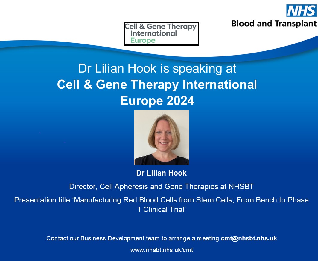 NHSBT Cellular and Molecular Therapies tweet media