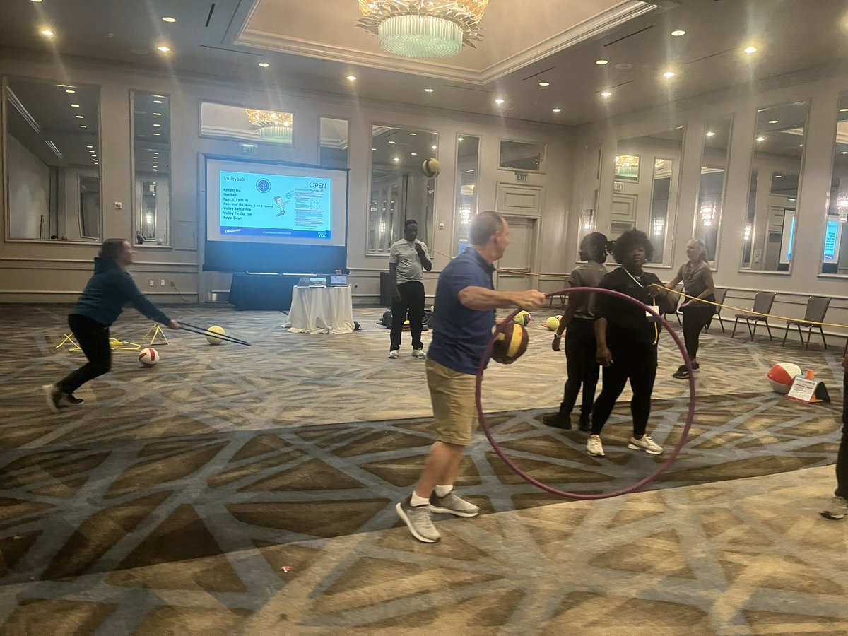 Had jammed pack 2 days w <a href="/asahperd/">ASAHPERD</a> sharing awesome curriculum from <a href="/OPENPhysEd/">OPEN Phys Ed</a> from the Adventure Learning and Volleyball Modules. Go Be Great and Empower your students!