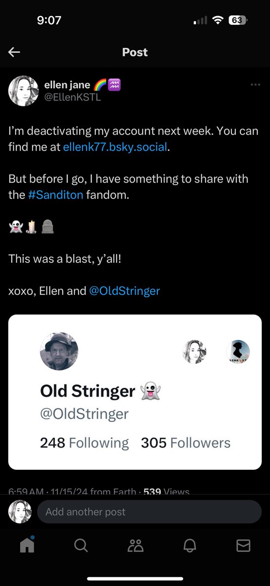 OldStringer's tweet image. 👻