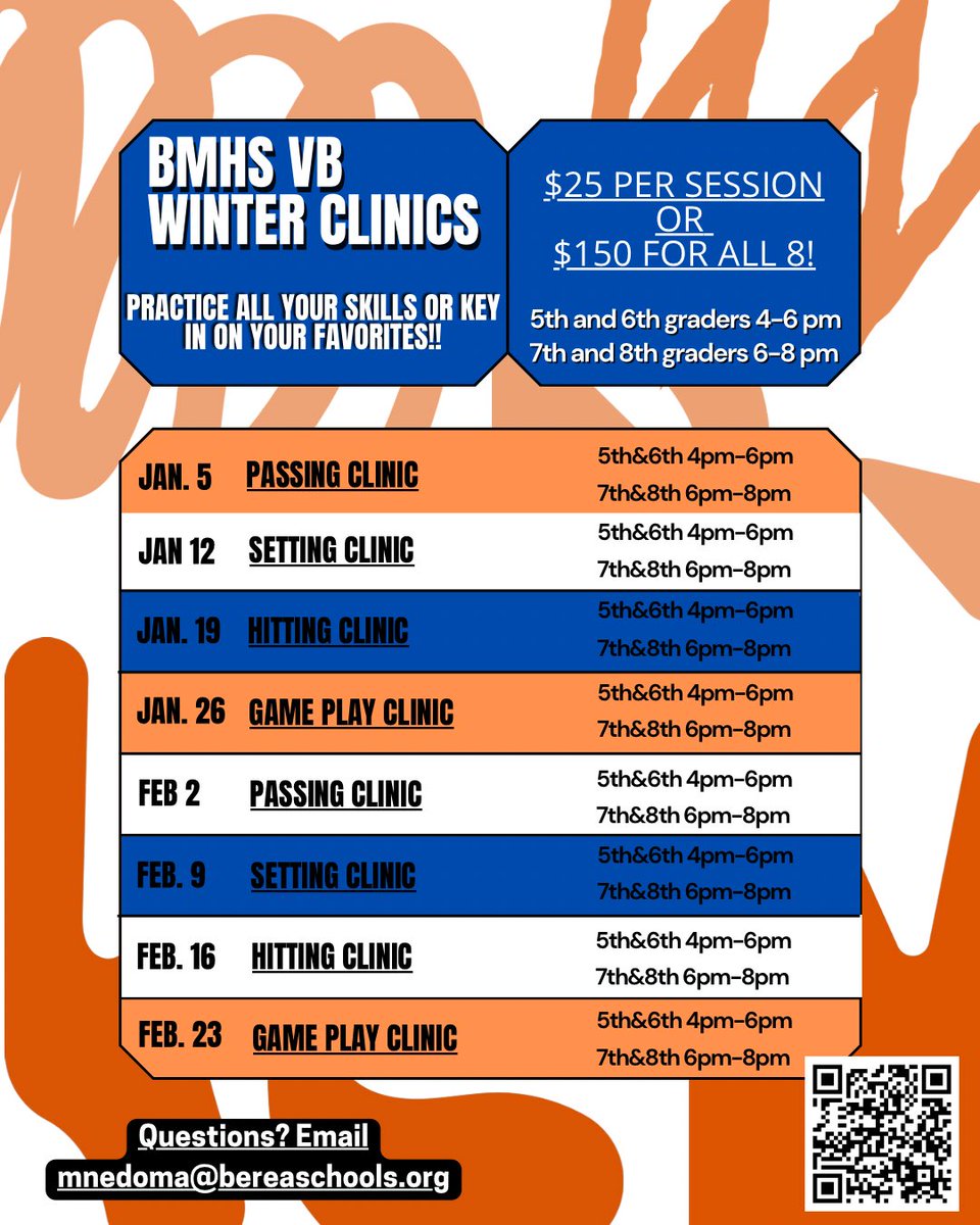 Winter Series Skill Training for our 5th-8th graders!! berea.hometownticketing.com/embed/event/970