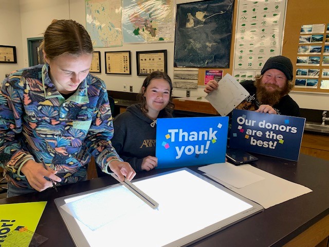 Thank you Western Forest Products for your generous support to our students! You light up their lives!