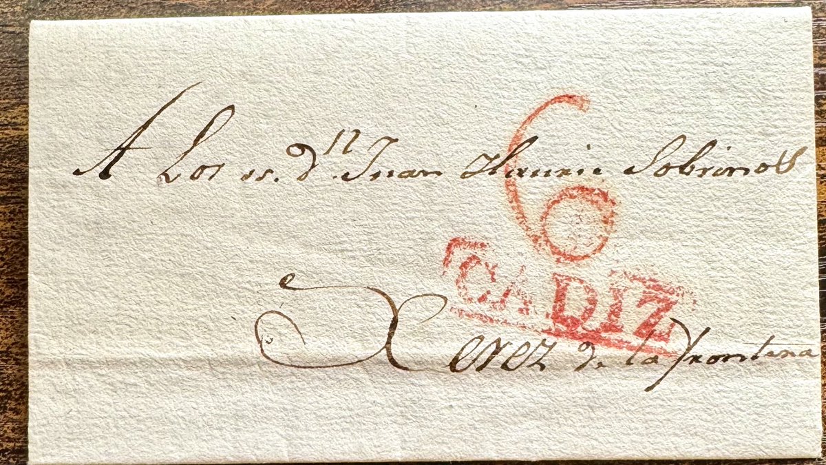 New pick up today - for Spain collection- stampless cover from 1829. I’m very much a novice in the stampless cover field, much to learn, but very interesting and enjoyable.