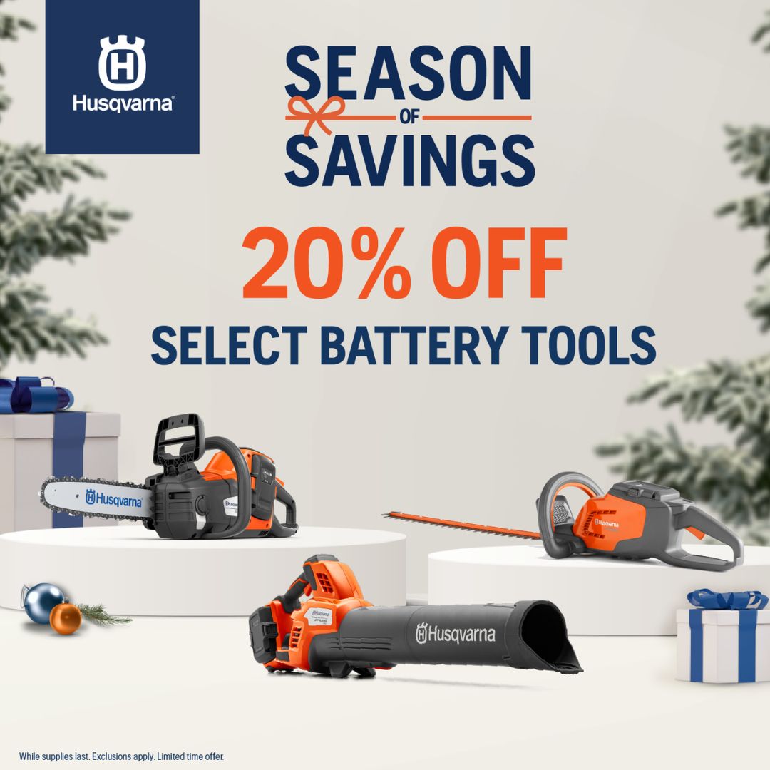 RAWestInternat1's tweet photo. 'Tis the Season of Savings! 🎄 Take advantage of incredible discounts on Husqvarna gas handheld tools, snow blowers, and battery handhelds until December 7th. Treat yourself to exceptional quality and performance that will make your outdoor tasks a breeze. https://t.co/qxMT8qfynZ