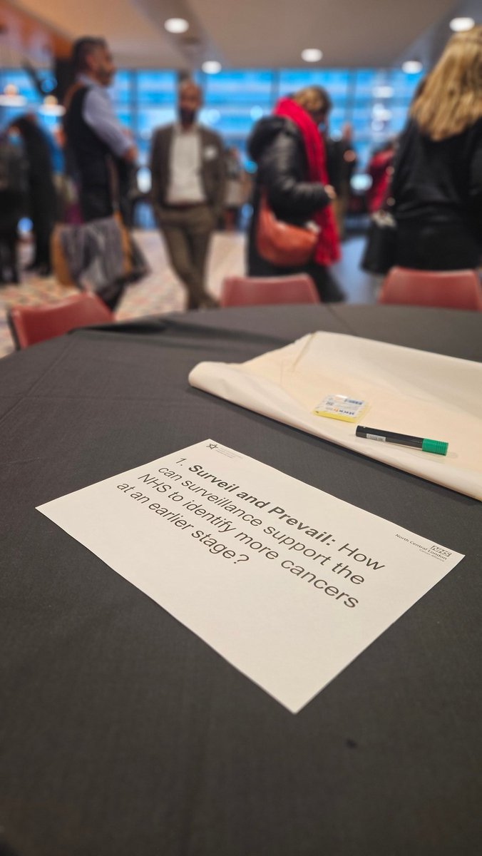 A great day today at the <a href="/nclcancer/">North Central London Cancer Alliance</a> conference. Terrific turnout. Powerful discussions and work highlighted. Amazing job by the organising team. 👏