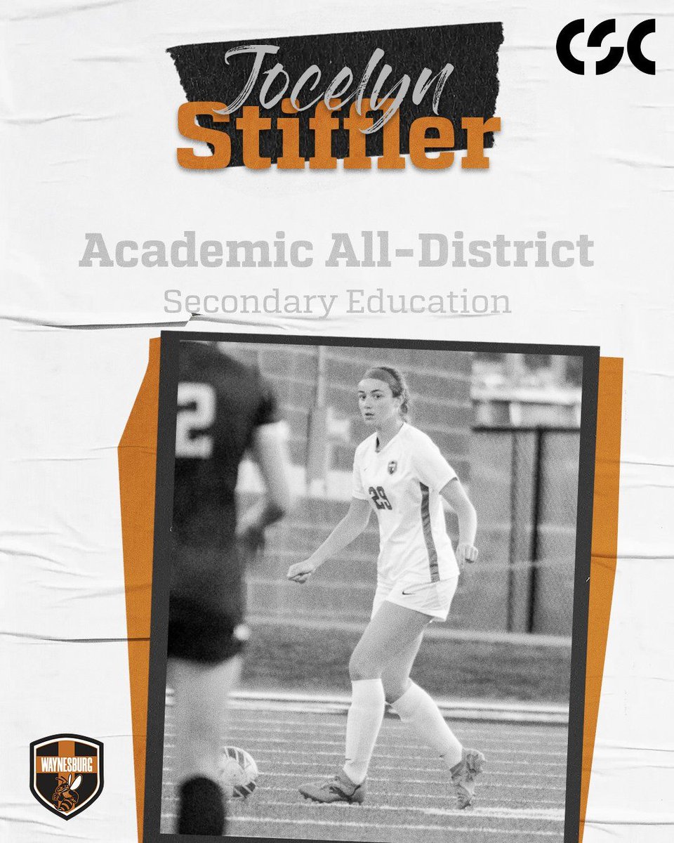 WUJackets's tweet photo. 𝗔𝗖𝗔𝗗𝗘𝗠𝗜𝗖 𝗔𝗟𝗟-𝗗𝗶𝘀𝘁𝗿𝗶𝗰𝘁⚽📚

@WU_wsoccer had five student-athletes named Academic All-District by @AcadAllAmerica! #JacketUp

https://t.co/WHSy0EuHqd https://t.co/RP8OOrIRgj