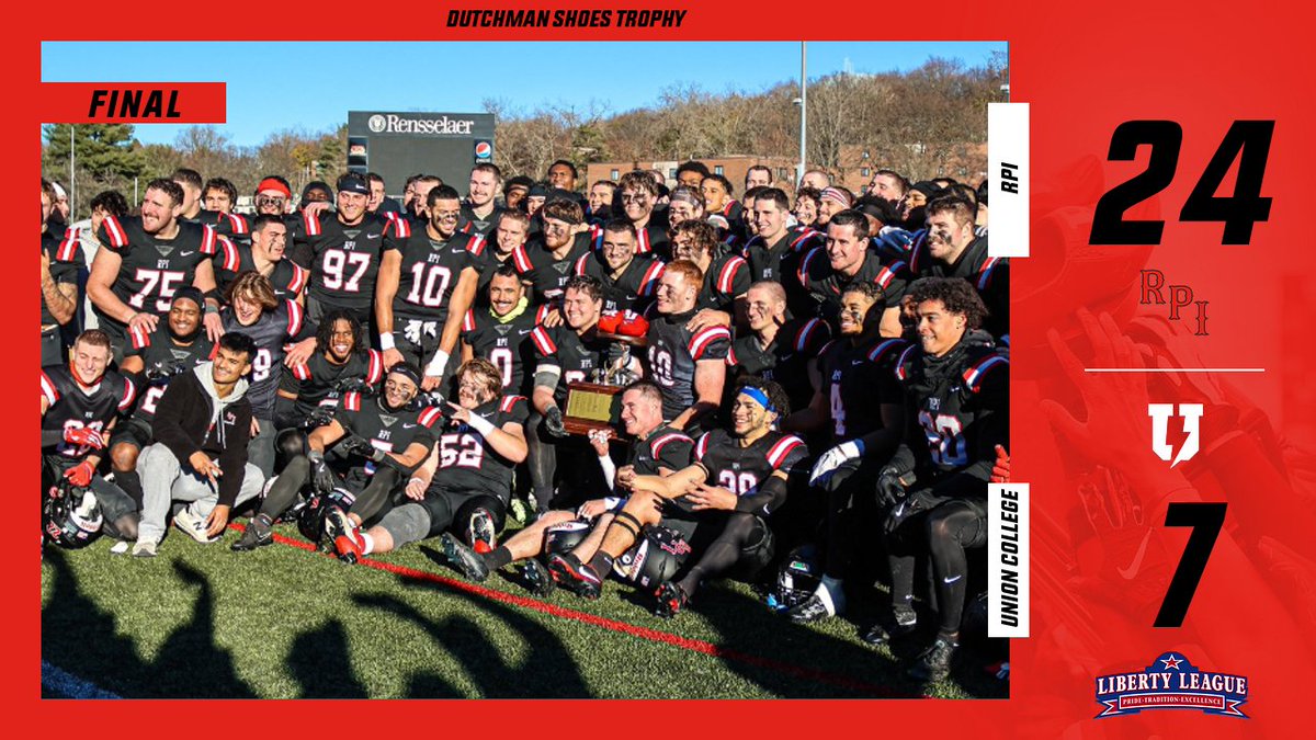 RPIFootball's tweet photo. The Dutchman Shoes Stay in Troy!

#REDFAM https://t.co/7Q2xb1fdVT