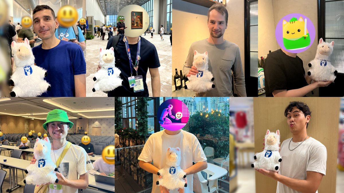 Favorite <a href="/EFDevcon/">Devconnect ARG - the first Ethereum World’s Fair</a> moment? Ours is seeing <a href="/DefiLlama/">DefiLlama.com</a> plushies spreading joy around the conference!

Reserve yours now for 25 USDC: llama.ante.xyz