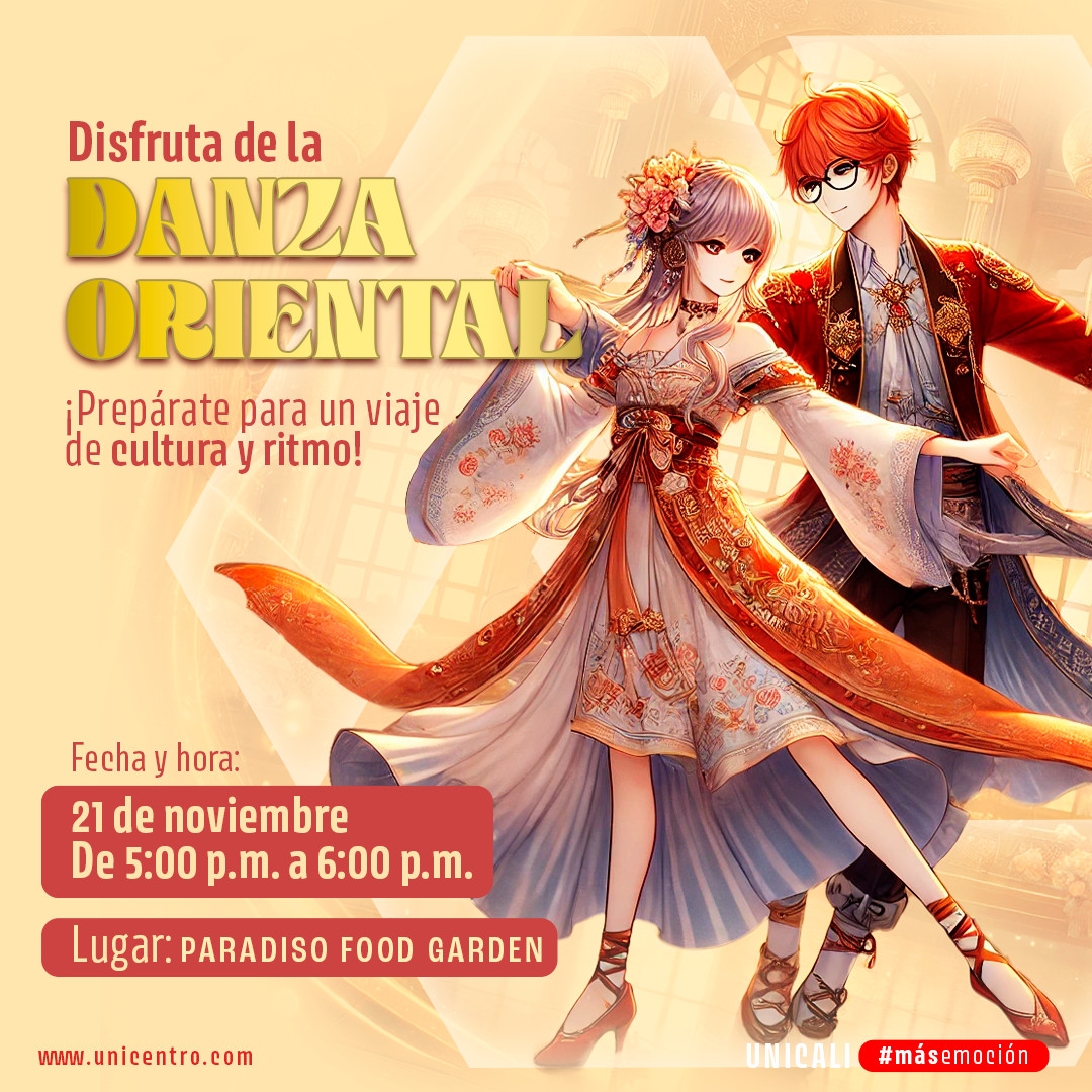 cali_unicentro's tweet photo. No necesitas ser experto, solo traer las ganas de disfrutar algo diferente. ¡Invita a tus amigos y déjate llevar por el ritmo! 🥳

#AquíEmpiezaTodo #MásEmoción https://t.co/rzEsUYwzUq