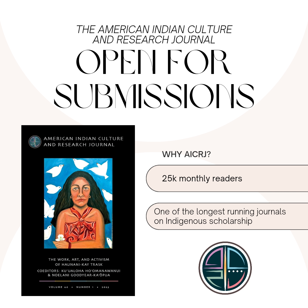 American Indian Culture and Research Journal tweet media
