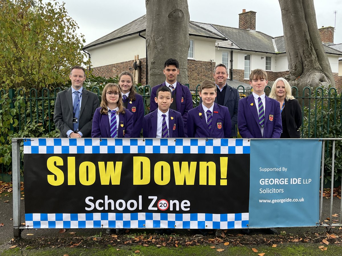 We've again teamed up with <a href="/ChiHighSchool/">ChiHigh</a> to support Brake charity's annual Road Safety Week. Each year more than 1,700 people lose their lives on UK roads and another 30,000 suffer serious, life-changing injuries - we want to change that! #NoNeedToSpeed ow.ly/uxyu50U9KXu