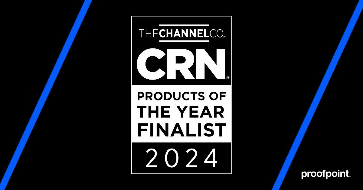 .@Proofpoint is a 2024 #CRN Products of the Year finalist in the Data Security and Email Security categories.

This program honors leading products that stand out for their responsiveness to the evolving needs of IT solution providers and their customers.