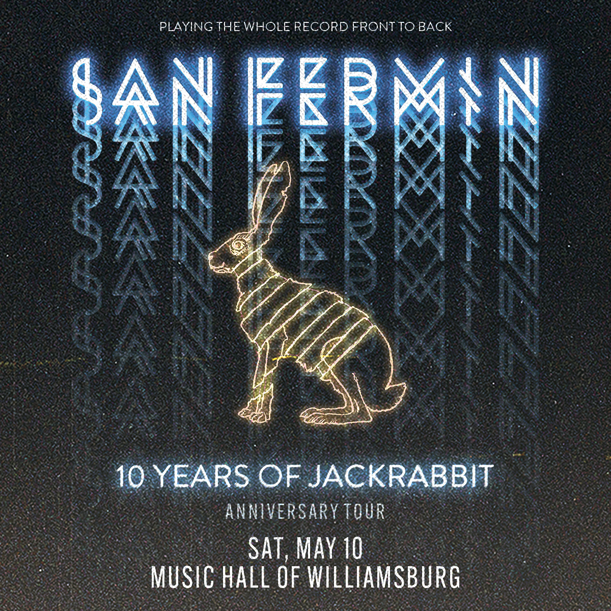 Music Hall of Williamsburg (@musichallofwb) on Twitter photo we're celebrating 10 Years of Jackrabbit with <a href="/sanferminband/">San Fermin</a> this May, tickets are on sale Thursday 10am 🐇 we're celebrating 10 Years of Jackrabbit with <a href="/sanferminband/">San Fermin</a> this May, tickets are on sale Thursday 10am 🐇