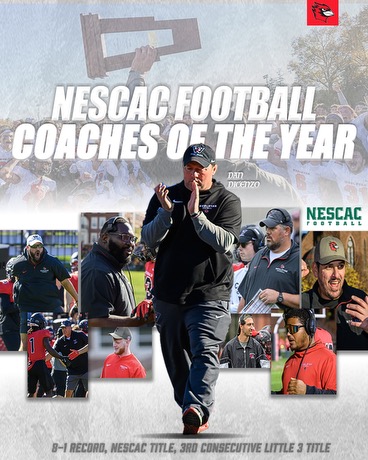 Wesleyan Athletics (@wes_athletics) on Twitter photo Coaching Staff of the Year 🏆
Head Coach Dan DiCenzo and his staff of assistants - Eric Ludwig, Adam Chicoine, Dave Benoit, Quentin Jones, Pat Leone '19, Ben Dorfman, Dario Highsmith '20, John Capodice, and Tracy Healy '25 - gives <a href="/Wes_Football/">Wesleyan University Football</a> their first-ever coaching honor Coaching Staff of the Year 🏆
Head Coach Dan DiCenzo and his staff of assistants - Eric Ludwig, Adam Chicoine, Dave Benoit, Quentin Jones, Pat Leone '19, Ben Dorfman, Dario Highsmith '20, John Capodice, and Tracy Healy '25 - gives <a href="/Wes_Football/">Wesleyan University Football</a> their first-ever coaching honor