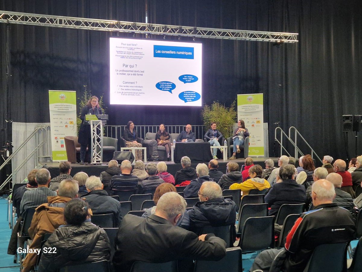 Face aux défis liés au vieillissement de la population : on agit !
<a href="/BanqueDesTerr/">Banque des Territoires</a> présente au Silver Day : Focus sur notre offre :  
👩‍⚕️ Rénovation, modernisation du secteur
👨‍⚕️ Soutient aux stratégies territoriales de santé
🏡 Hébergement des publics fragiles
💻 Numérique, e-santé