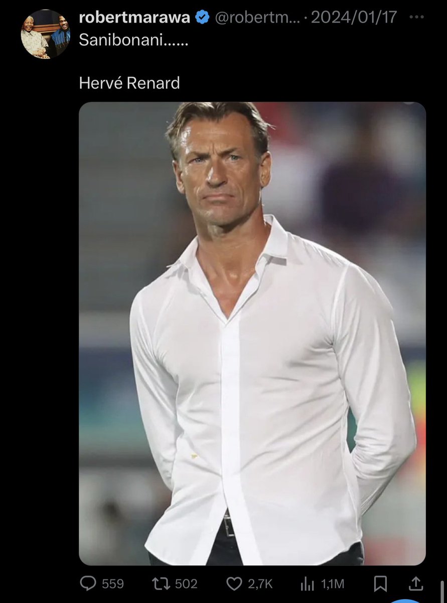 At some point Marawa wanted Hugo out. He owes that man an apology. I have never seen Bafana bafana play like this