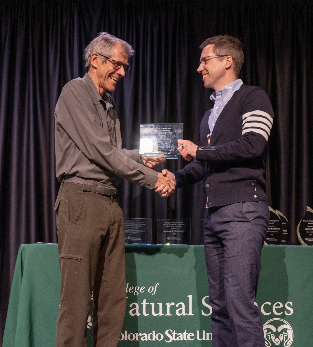 CSUNaturalSci's tweet image. Last night was the Fall 2024 Professor Laureate Lecture and Teaching &amp;amp; Mentoring Awards Ceremony.🏆

Congratulations again to our Professor Laureate&apos;s, Teaching &amp;amp; Mentoring Awardees and Dean&apos;s Recognition Awardees!