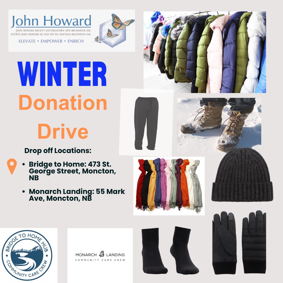 JohnHowardSenb's tweet photo. SEEKING WINTER DONATIONS! ❄️

We urgently need essential winter clothing to support vulnerable individuals and families during these colder months. 

🧥 Items Needed:
• Winter jackets
• Snow pants
• Hats 🧢
• Gloves/mittens 🧤
• Scarves 🧣 https://t.co/lFzEmK4JS9