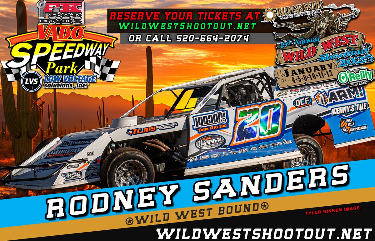 Wild West Shootout (@wildwshootout) on Twitter photo 5-Time <a href="/USMTS/">USMTS</a> Champion <a href="/sanders_rodney/">Rodney Sanders</a> is gearing up for another Rio Grande Waste Services Wild West Shootout presented by <a href="/oreillyauto/">O'Reilly Auto Parts</a> on Jan. 4-12.
Event details and tickets at -> WildWestShootout.net #BeThere #WWS2025 5-Time <a href="/USMTS/">USMTS</a> Champion <a href="/sanders_rodney/">Rodney Sanders</a> is gearing up for another Rio Grande Waste Services Wild West Shootout presented by <a href="/oreillyauto/">O'Reilly Auto Parts</a> on Jan. 4-12.
Event details and tickets at -> WildWestShootout.net #BeThere #WWS2025