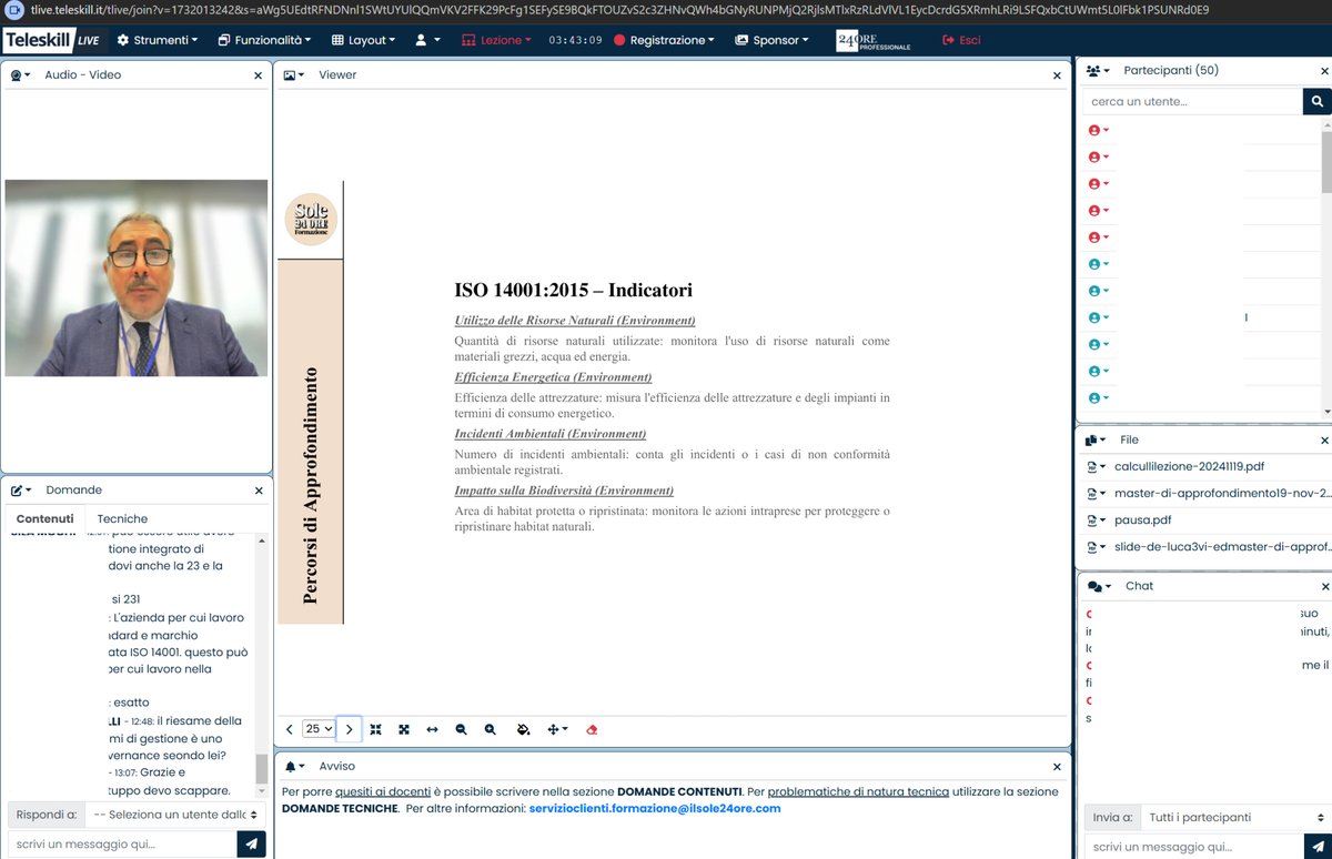 GlobalSolvingIT's tweet photo. Lieto di aver contribuito alla IV Edizione del corso sulla "Guida pratica alla redazione del #bilancio di #sostenibilità" de @sole24ore ed aver potuto illustrare come gli standard #ISO sono di supporto alla #rendicontazione. https://t.co/p8kSgPjbaL
