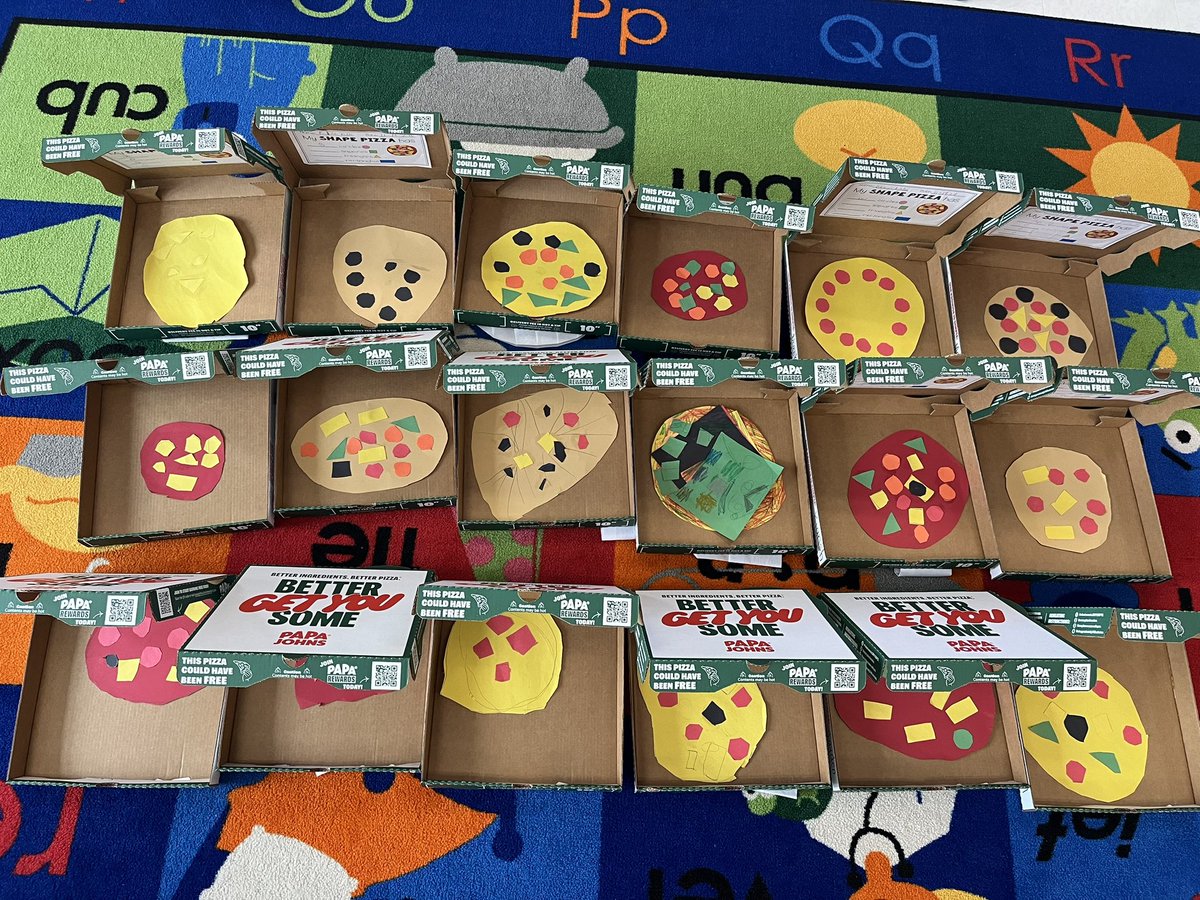 Stacey Anderson (@0tto17) on Twitter photo Thank you <a href="/PapaJohns/">Papa Johns</a> for the empty pizza boxes to put our shape pizzas inside. You made our Kindergarten lesson more authentic. Thank you for being apart of our learning. <a href="/WaxpoolElem/">WaxpoolElementary</a> <a href="/mrs_conteh1/">Megan Conteh</a> Thank you <a href="/PapaJohns/">Papa Johns</a> for the empty pizza boxes to put our shape pizzas inside. You made our Kindergarten lesson more authentic. Thank you for being apart of our learning. <a href="/WaxpoolElem/">WaxpoolElementary</a> <a href="/mrs_conteh1/">Megan Conteh</a>