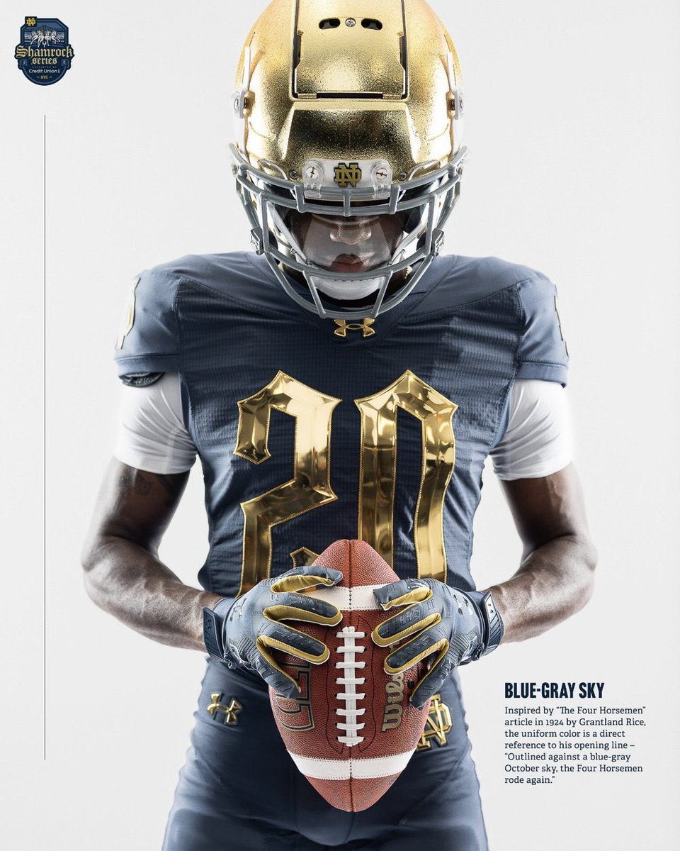 Shamrock Series uniforms this week for <a href="/NDFootball/">Notre Dame Football</a> 

#uniswag