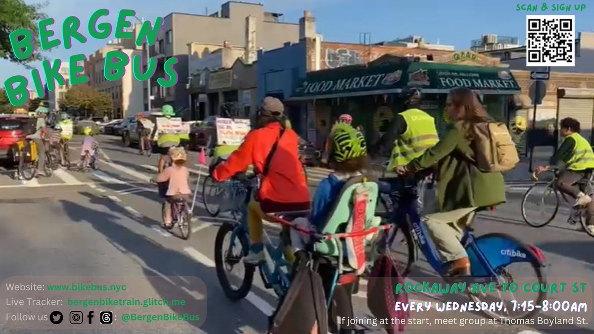 There’s lots to celebrate this week: Int'l Children’s Day; @nycschools ' Climate Action Day: Waste (to lessen what goes to landfills to reduce pollution)🌎We'll hold a climate #bikebus on 11/20 to highlight these aims &amp; in support of a child-friendly Bergen Bike Blvd. Join us!🧵