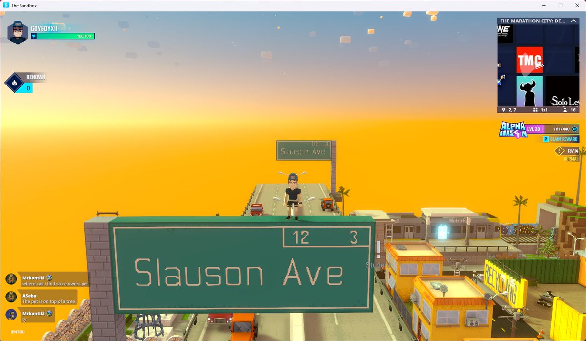 Joobjang331's tweet photo. Cruising down Slauson Ave in the Dedication Road experience in @TheSandboxGame. Feeling the LA vibes! 🌴🚗 https://t.co/uiIrg0eE5c #TheSandbox #AlphaSeason4 #AS4SocialChallenge https://t.co/FllsLZK6l4
