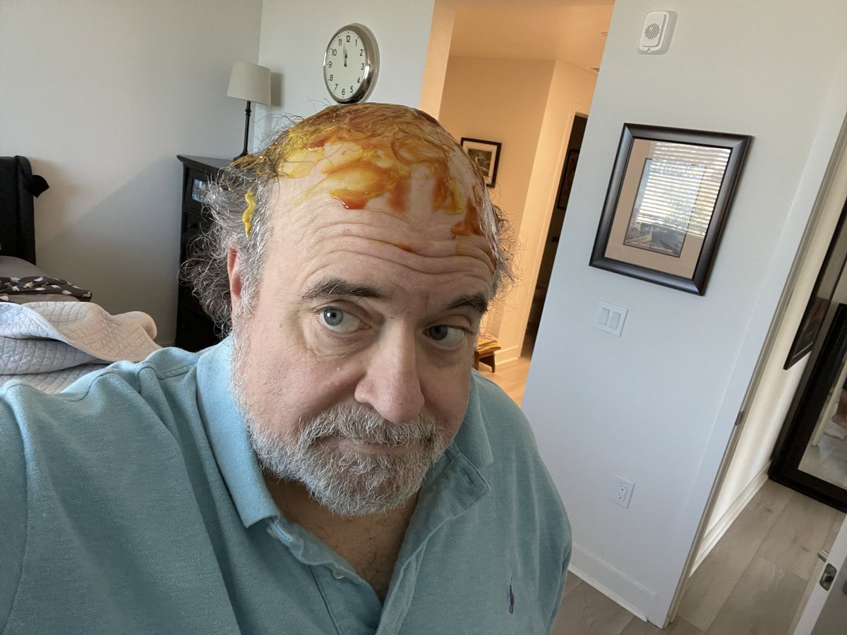 Why did I slather my bald head with ketchup and mustard? Find out today at F This Movie! fthismovie.net/2024/11/johnny…