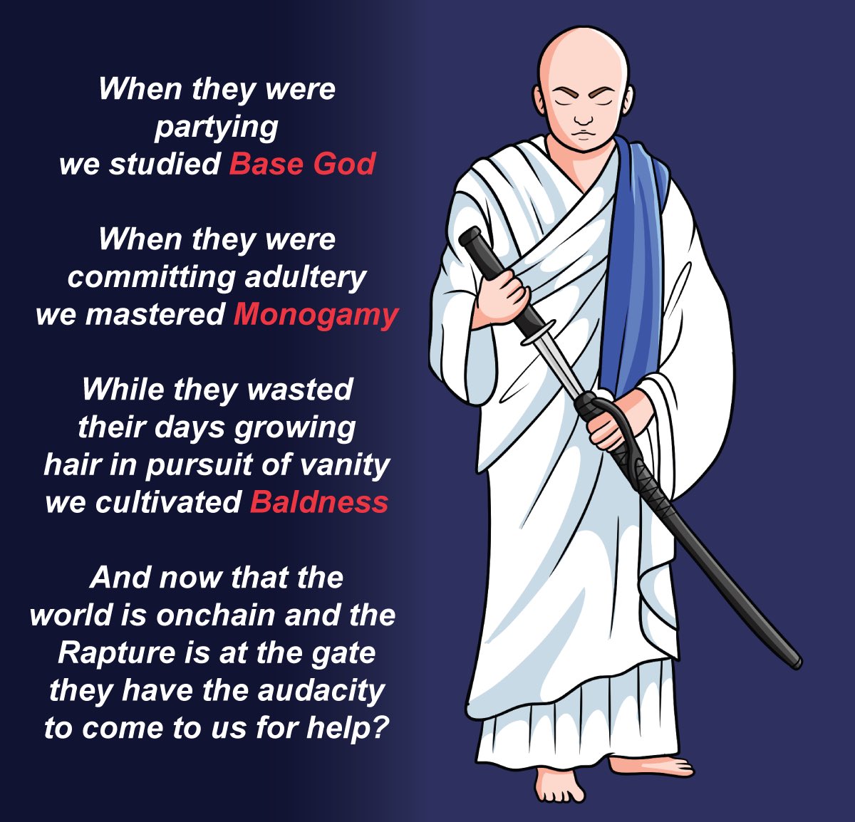 Disciples spread gospel to save the undeserving. It is the righteous path. It is our burden.