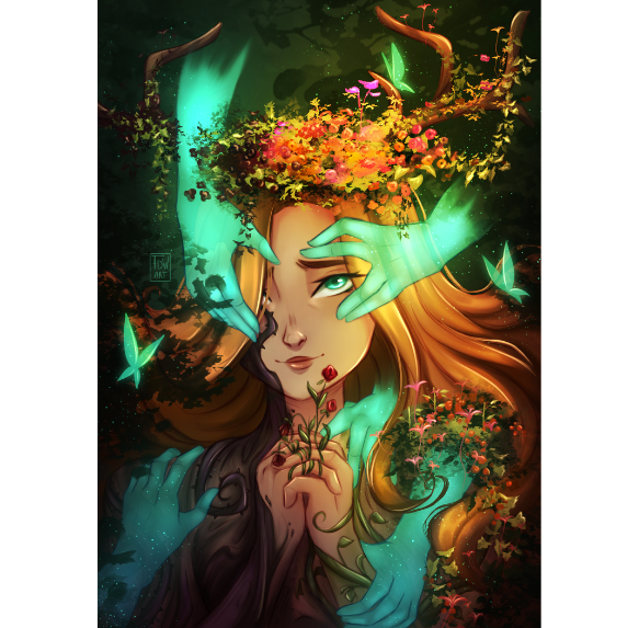 munimade's tweet photo. 🌹 GODDESS OF THE FOREST 🌲 diamond painting kit by Femke Deborah ✨ AVAILABLE NOW! ✨

And fun bonus! Leopard Leatherworks is offering a beautiful, custom turned, matching pen with this painting! https://t.co/HeoWiq4ubb