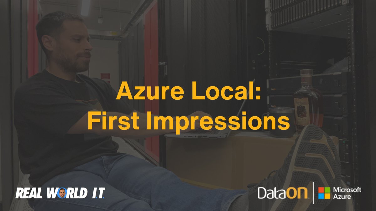 dataon's tweet image. Live from Microsoft Ignite, Ernie is joined by fellow MVP Jan-Tore Pedersen to chat about Azure Stack HCI&apos;s rename to Azure Local, the new disconnected solution, and more! #AzureStackHCI #AzureLocal #hybridcloud @eponisdumb @jantorep bit.ly/3APxLiX