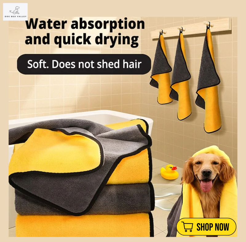 dogbedvalley's tweet photo. Tired of soggy pets? Our ultra-absorbent Pet Bath Towels are here to save the day! Wrap your furry friends in comfort after every wash. 🌟 How do you keep bath time fun? Tell us your secrets below! 🛁🐕

Shop Now: https://t.co/J0ixBTFi7Q https://t.co/NzMZ4pkhrS