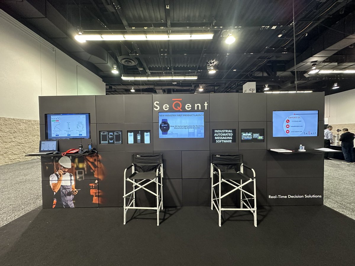 SeQent's tweet photo. Stop by our booth #1114 at @ROKAutomation @AutomationFair to find out what SeQent can do for you! https://t.co/Ut77gKOFcU