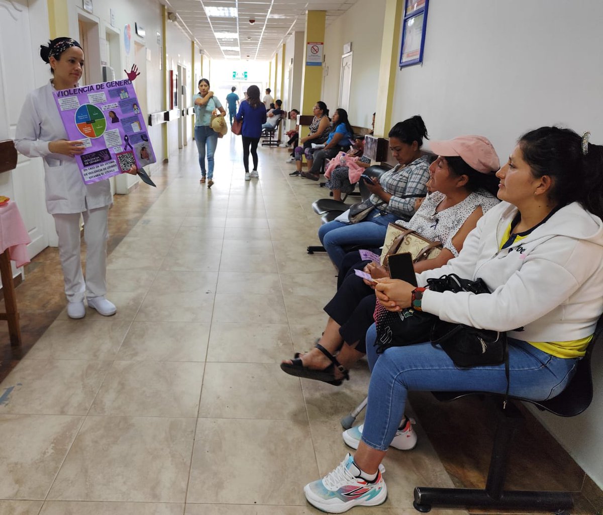 HGeneralMacas's tweet photo. #ElNuevoEcuador | Por el Día Internacional de la Eliminación de la Violencia contra la Mujer 🙎🏽‍♀️, el @HGeneralMacas 🏥 brinda consejería sobre tipos de violencia y recuerda llamar al 171, opción 2, para asesoría y apoyo. https://t.co/Sehvqo2tUi