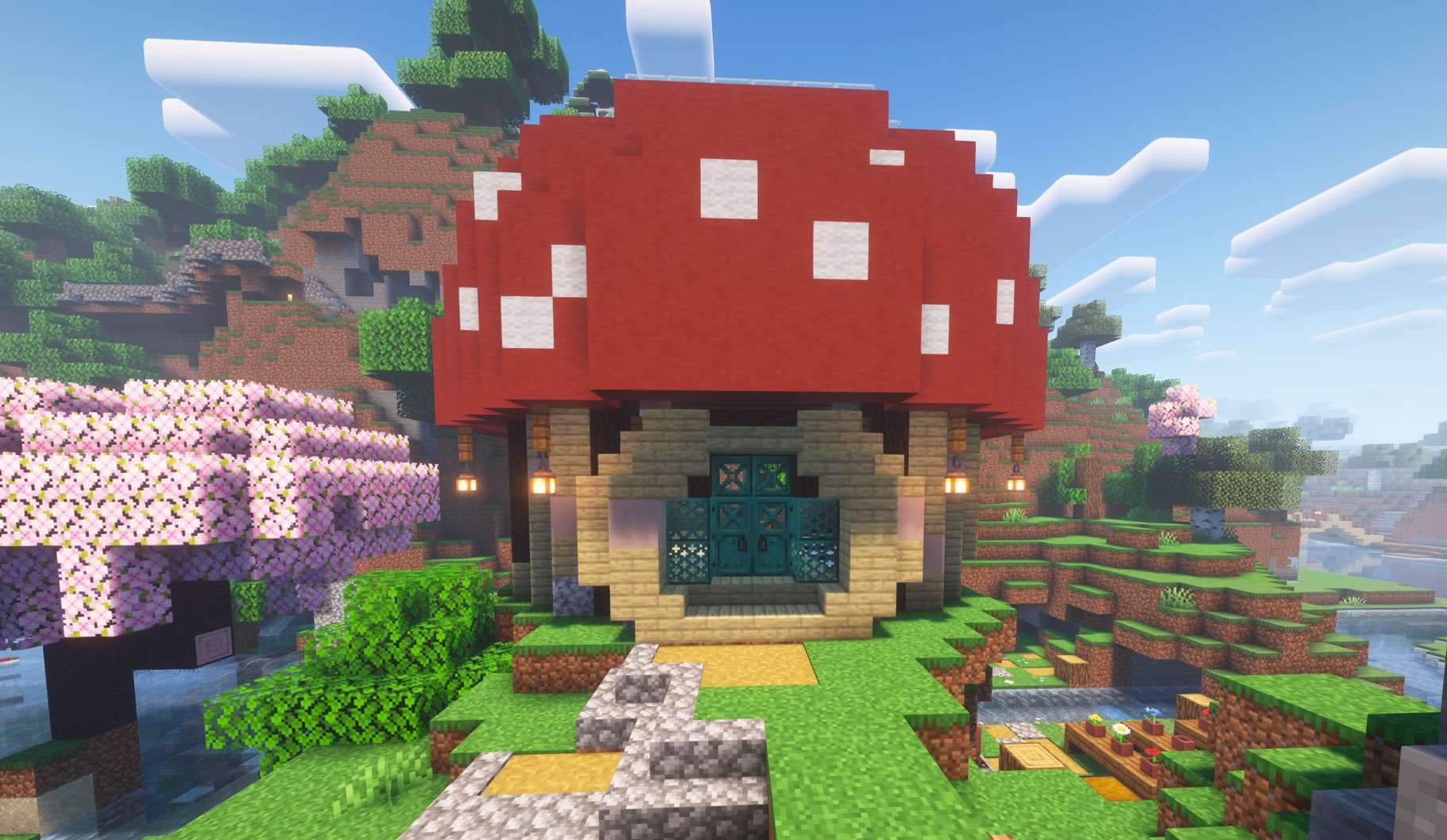 mushroom house