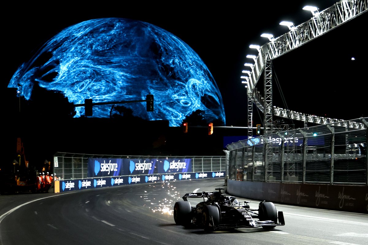 F1's tweet photo. Wherever we go... there you are 👀

@SphereVegas will be watching over us again very soon!

#F1 #LasVegasGP https://t.co/1D6NgQkAyp