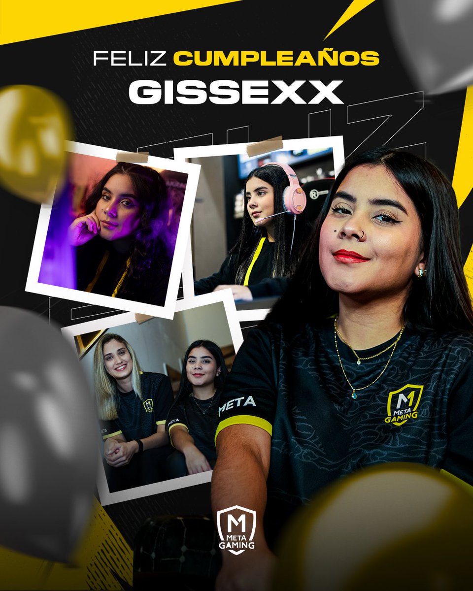 Meta Gaming 〽️ (@metagamingpy) on Twitter photo ¡Feliz cumpleaños a nuestra streamer favorita y tamaño pocket, <a href="/Gisse_Vazquez/">🔆 tatu suiciente 🔆</a>! 🥳💖
Que este año sea de igual de divertido como todos tus streams, que siempre estés con esa sonrisa linda que te caracteriza.
¡La familia de Meta Gaming te desea lo mejor! Te queremos, Gisse💖 ¡Feliz cumpleaños a nuestra streamer favorita y tamaño pocket, <a href="/Gisse_Vazquez/">🔆 tatu suiciente 🔆</a>! 🥳💖
Que este año sea de igual de divertido como todos tus streams, que siempre estés con esa sonrisa linda que te caracteriza.
¡La familia de Meta Gaming te desea lo mejor! Te queremos, Gisse💖