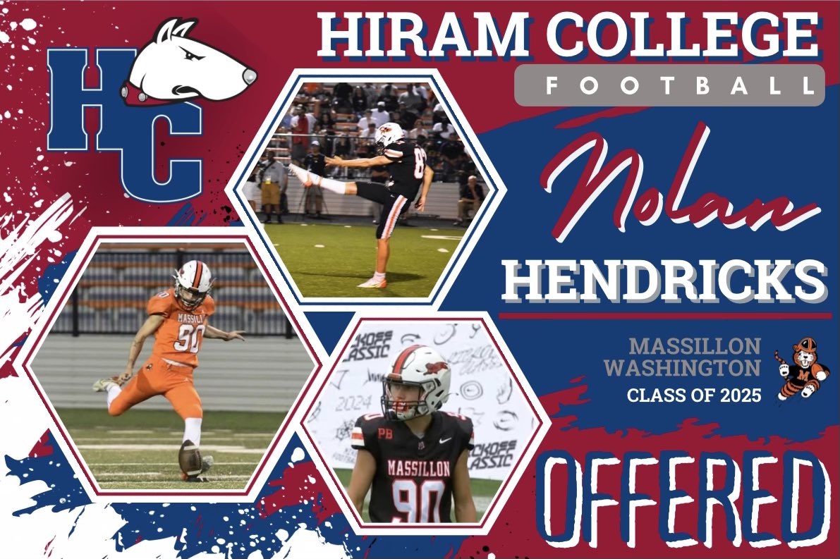 Excited to receive an offer from Coach Mro and staff at <a href="/Hiram_Football/">Hiram College Football</a> 🏈