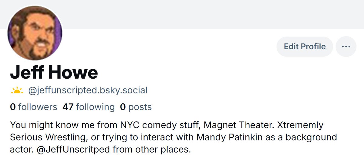 jeffunscripted's tweet image. Still JeffUnscripted.