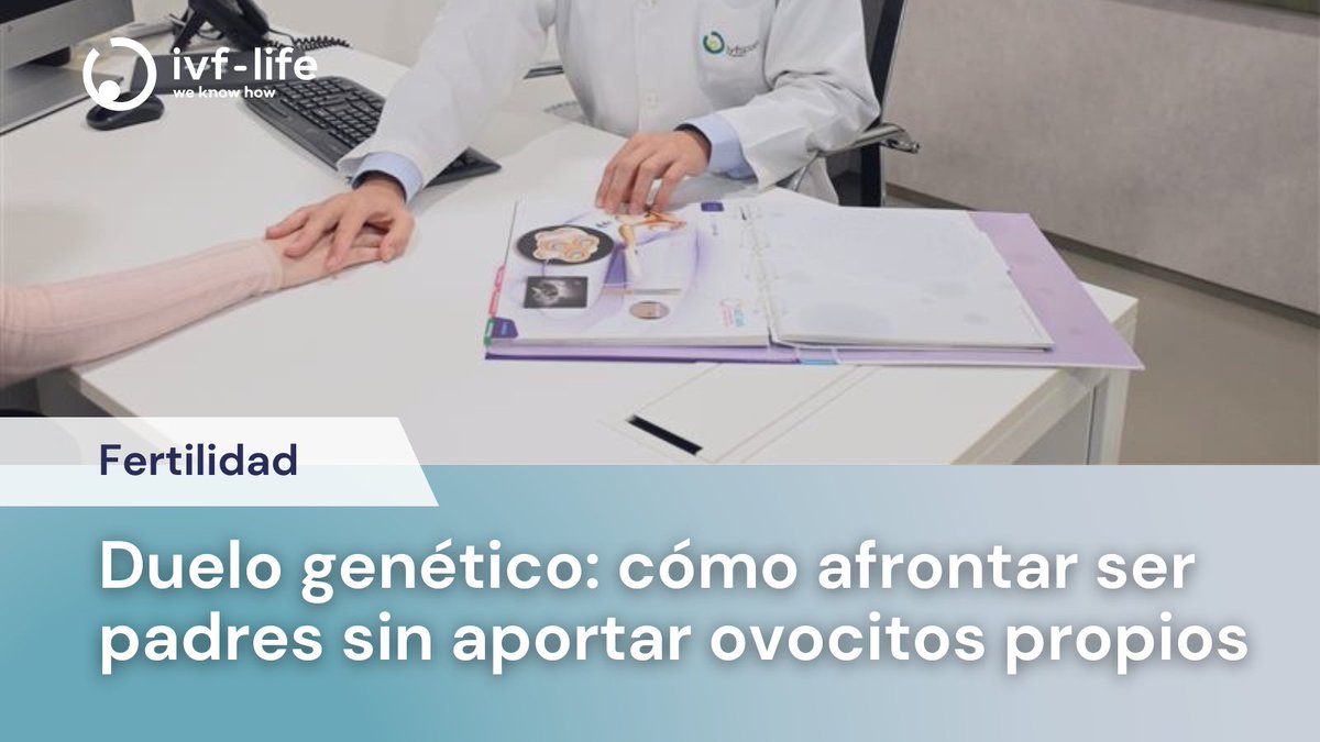 El duelo genético es un proceso al que se enfrentan algunas personas que no pueden convertirse en padres o madres con sus propios óvulos o esperma. La doctora Paloma Baviera de IVF-Life Alicante, explica cómo afrontar este duelo genético: bit.ly/4fDZiTW