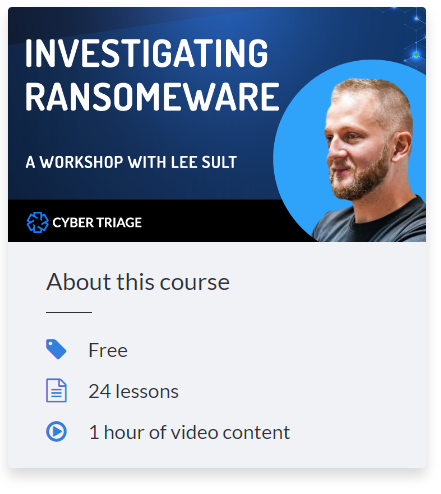 Cool #DFIR things.
training.sleuthkitlabs.com/courses/worksh… <a href="/SleuthKitLabs/">Sleuth Kit Labs</a>