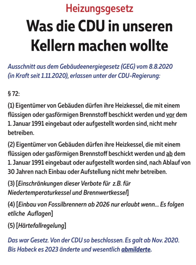 Sollte man nicht ganz vergessen: