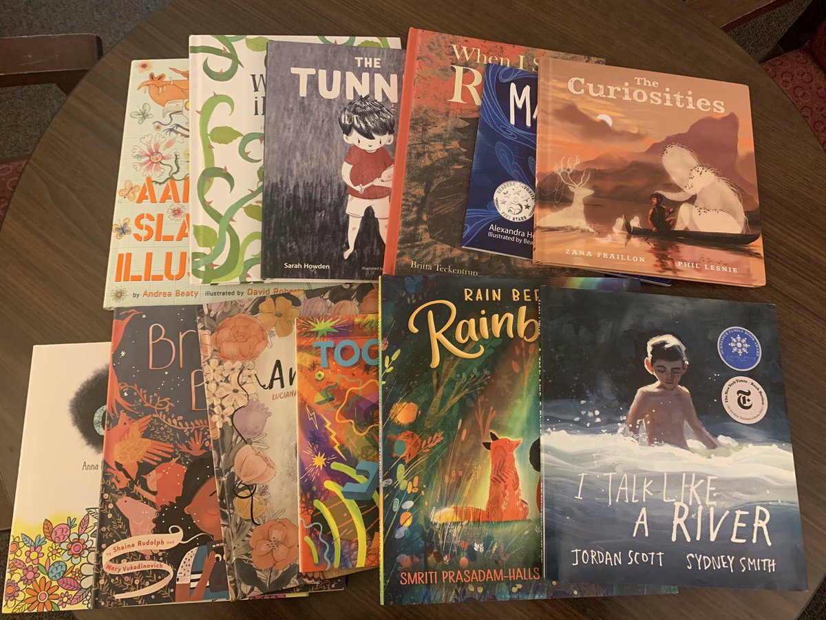Thank you <a href="/WoodcreekPTO/">Woodcreek Middle PTO</a> for the books! Literacy to aid in social and emotional understanding is a winning combo for language and communication skills!