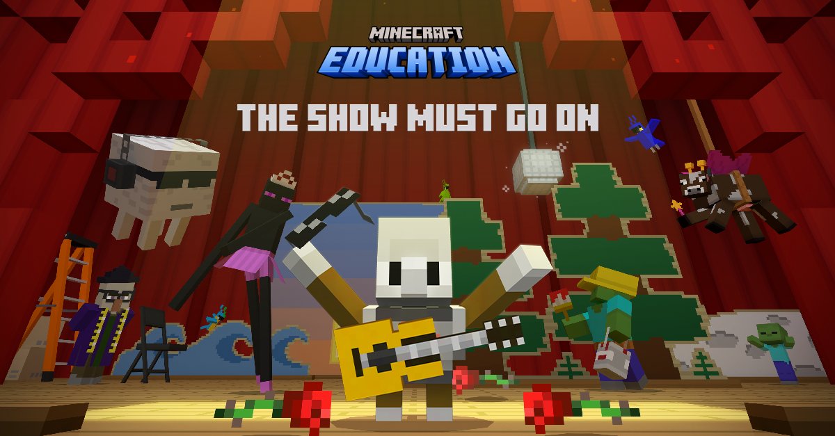 PlayCraftLearn's tweet image. Bring an #HourOfCode to your classroom with #MinecraftEdu!

Students create dances, make music, design sets, and craft costumes with block-coding or python. Their creativity and code will make this the best show ever!

Learn more: msft.it/6011WS21x
@codeorg @MicrosoftEDU