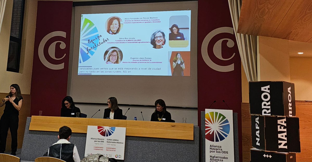 ¡Merece la pena!!, ¡seguro que merece la pena!, estar en esta propuesta de Gobierno de Navarra Alianza Navarra por los #ODS. Ha sido un placer compartir inquietudes y propuestas con personas comprometidas con una Navarra alineada con la #agenda2030