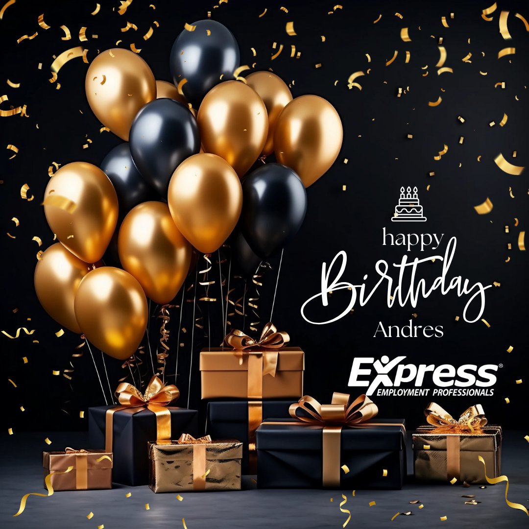🎉Happy Birthday, Andres! 🎉 Your team wishes you all the best today and always. May this year bring you happiness, success, and unforgettable moments! Enjoy your special day!