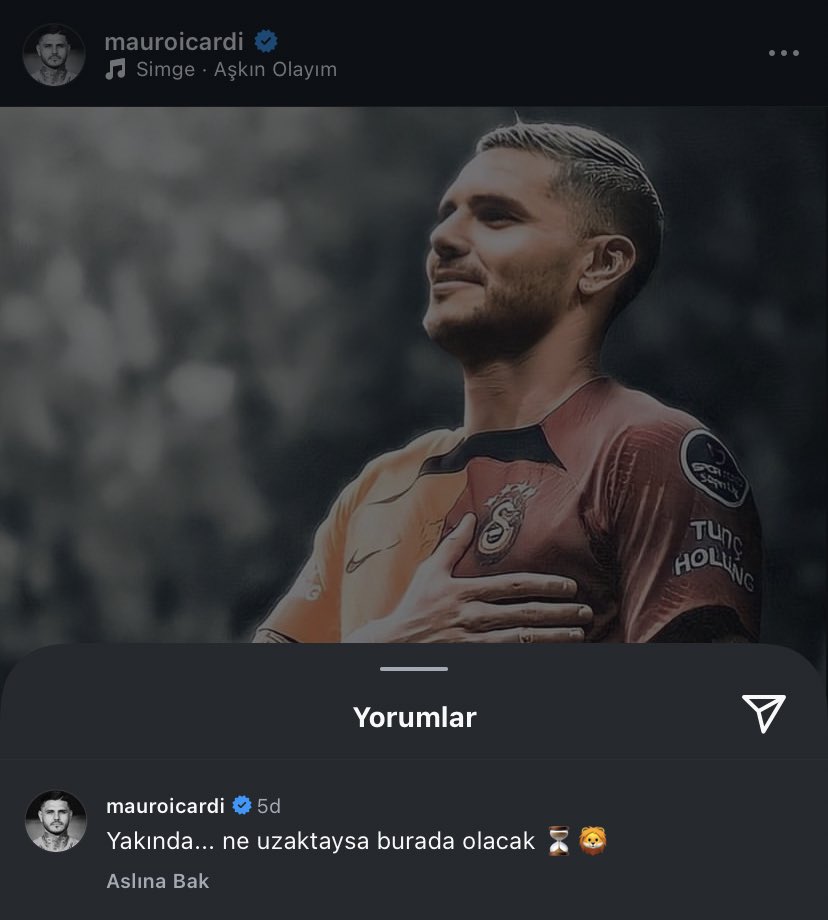 Karısından ayrılmış, şampiyonluğa odaklanmış bir icardi görüyorum. Allah rakiplerimize merhamet etsin. Çünkü icardi etmeyecek.