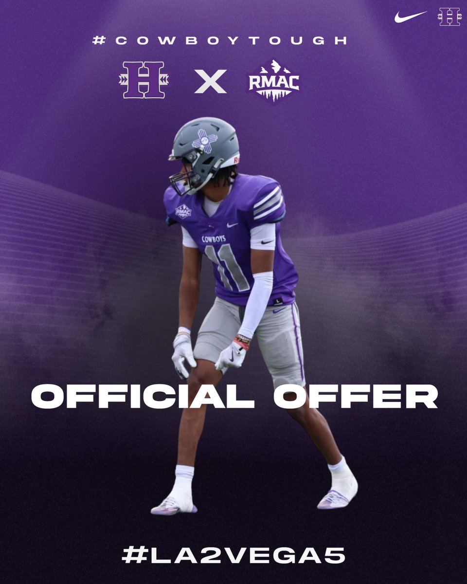 After a great talk with coach <a href="/CoachTwelveGage/">Gage Guardiola</a> I am blessed to say I have received my 1st offer from <a href="/MNHUFootball/">New Mexico Highlands Football</a> !🤙<a href="/mhstrojans/">Mayfield HS Football</a>