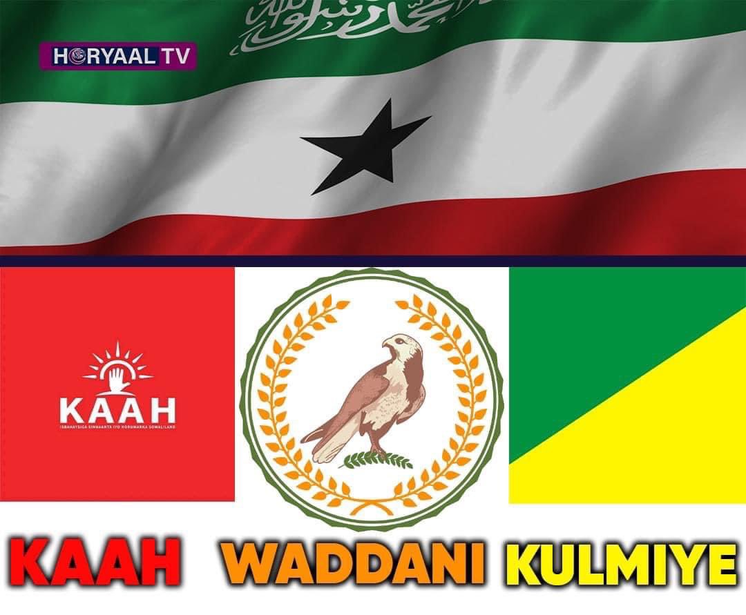 MukhtJama's tweet photo. Congratulation to the Waddani, Kaah, and Kulmiye parties on being elected as the official national parties for the next decade. https://t.co/TPoyt4A2CN